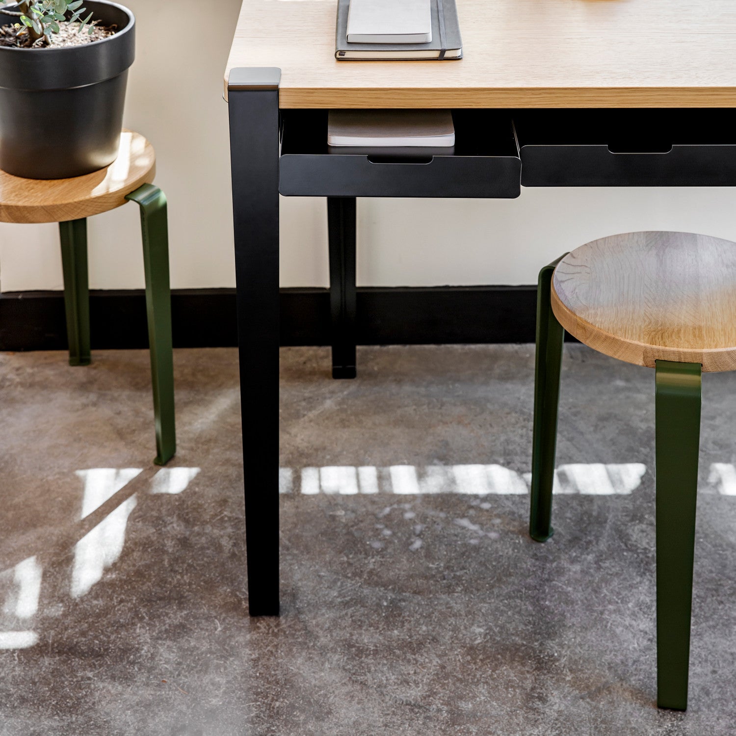 tiptoe-aufbewahrungsblock-stahl-3-schubladen-f-r-schreibtisch-120x60 image 2