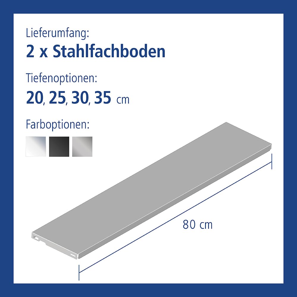 element-system-stahlfachboden-regalboden-800x350-stahl-wei-2-stk image 2