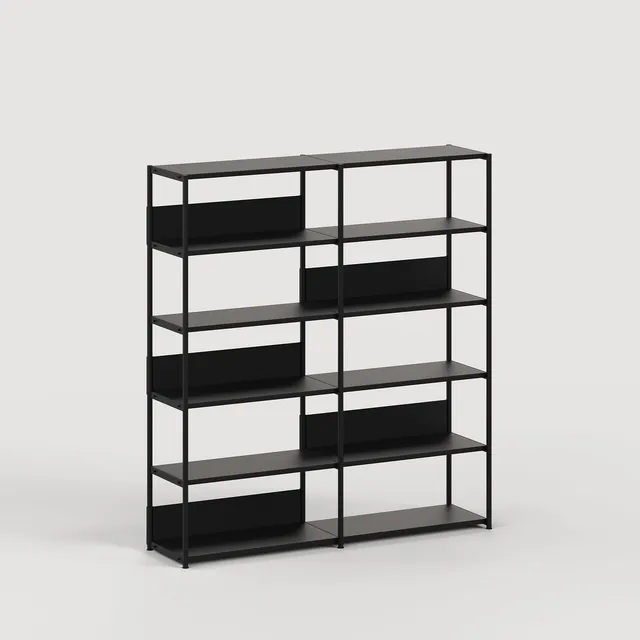 tiptoe-regal-unit-h180-bis-215-x-b164cm-pulverbeschichteter-stahl image 1