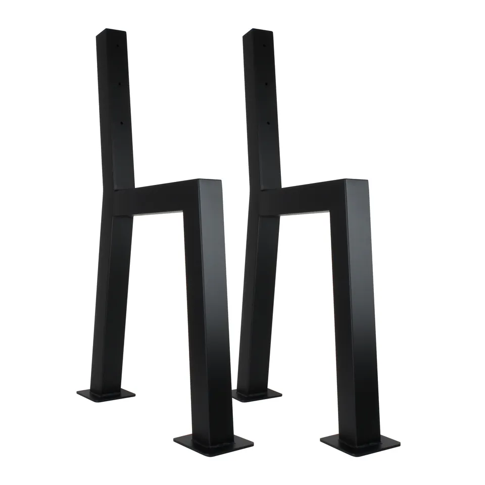 natural-goods-berlin-bankgestell-h-form-2er-set-diy-sitzbank-schwarz image 1