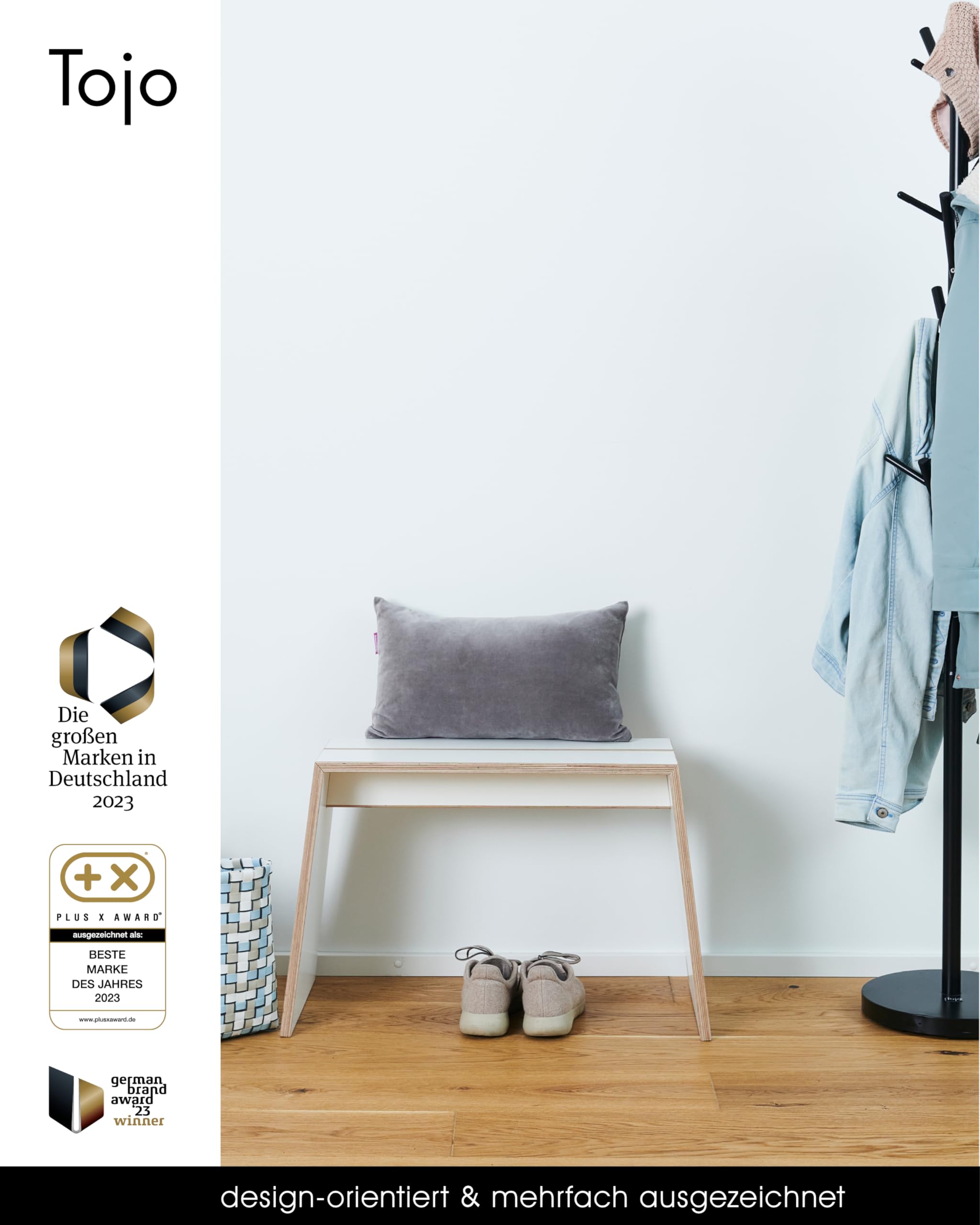 tojo-stubenhocker-hocker-holz-wei-70x30x40-cm-birke-bis-130-kg image 6