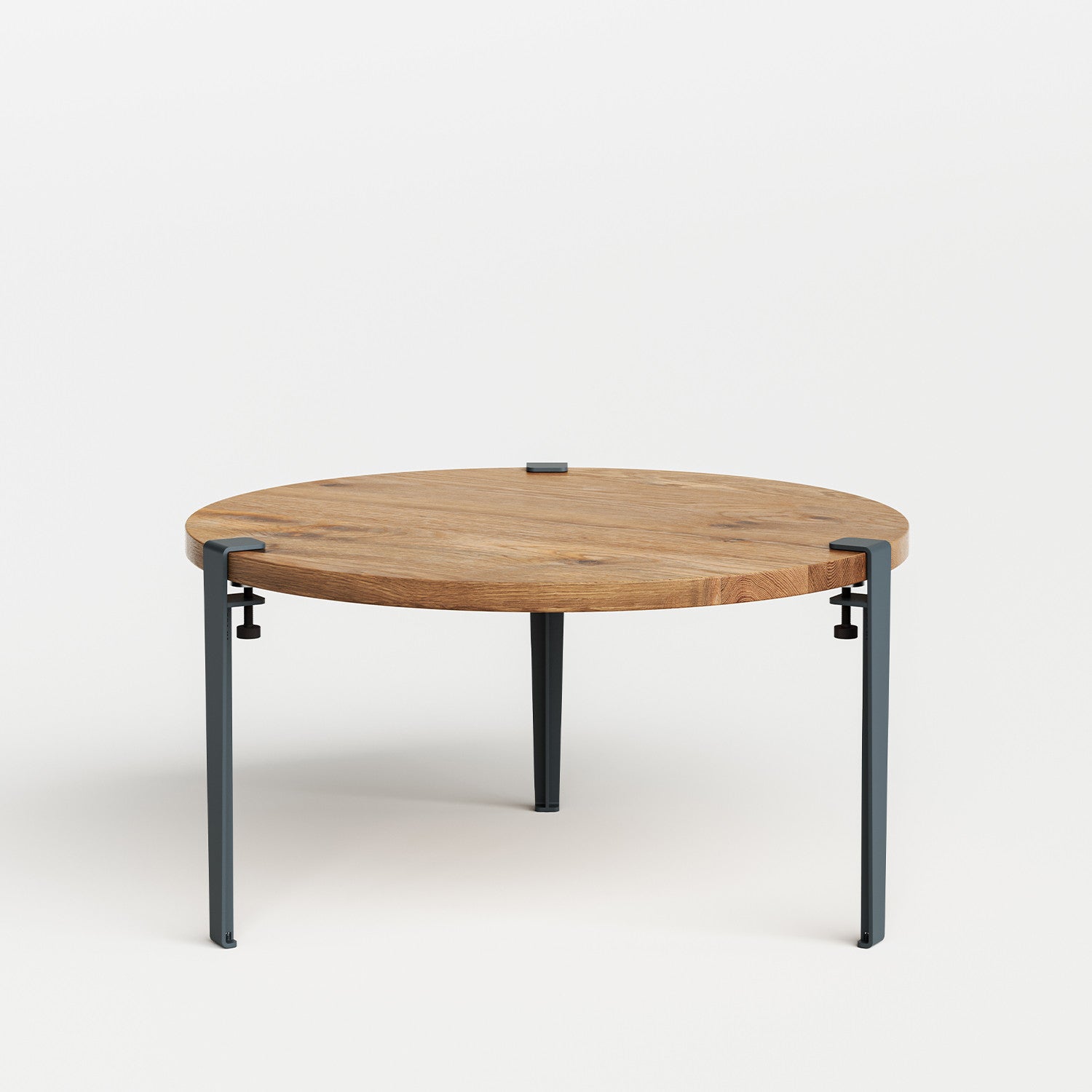 tiptoe-runder-couchtisch-80-cm-recyceltes-altholz-mit-3-stahlbeinen-43-cm image 8