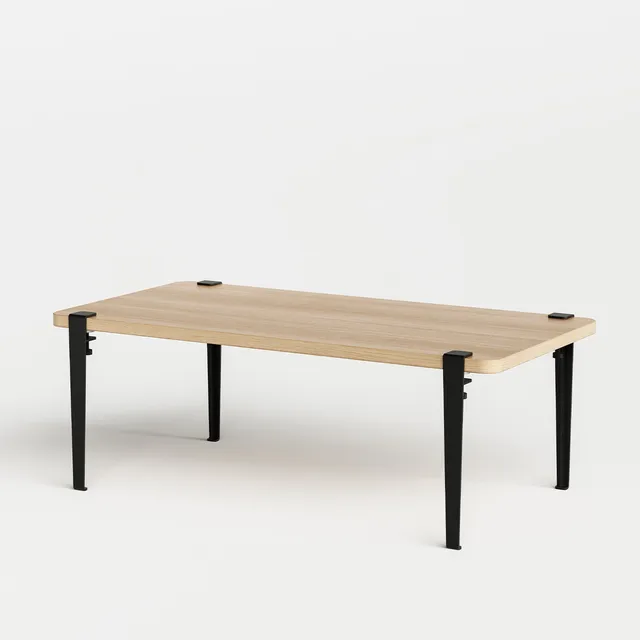 tiptoe-couchtisch-120x60cm-eiche-mit-43cm-stahlbeinen image 1