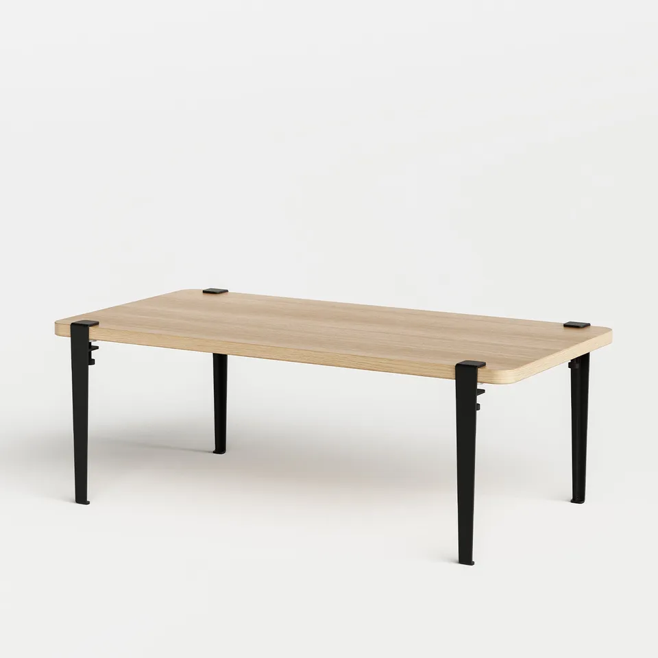 tiptoe-couchtisch-120x60cm-eiche-mit-43cm-stahlbeinen image 1