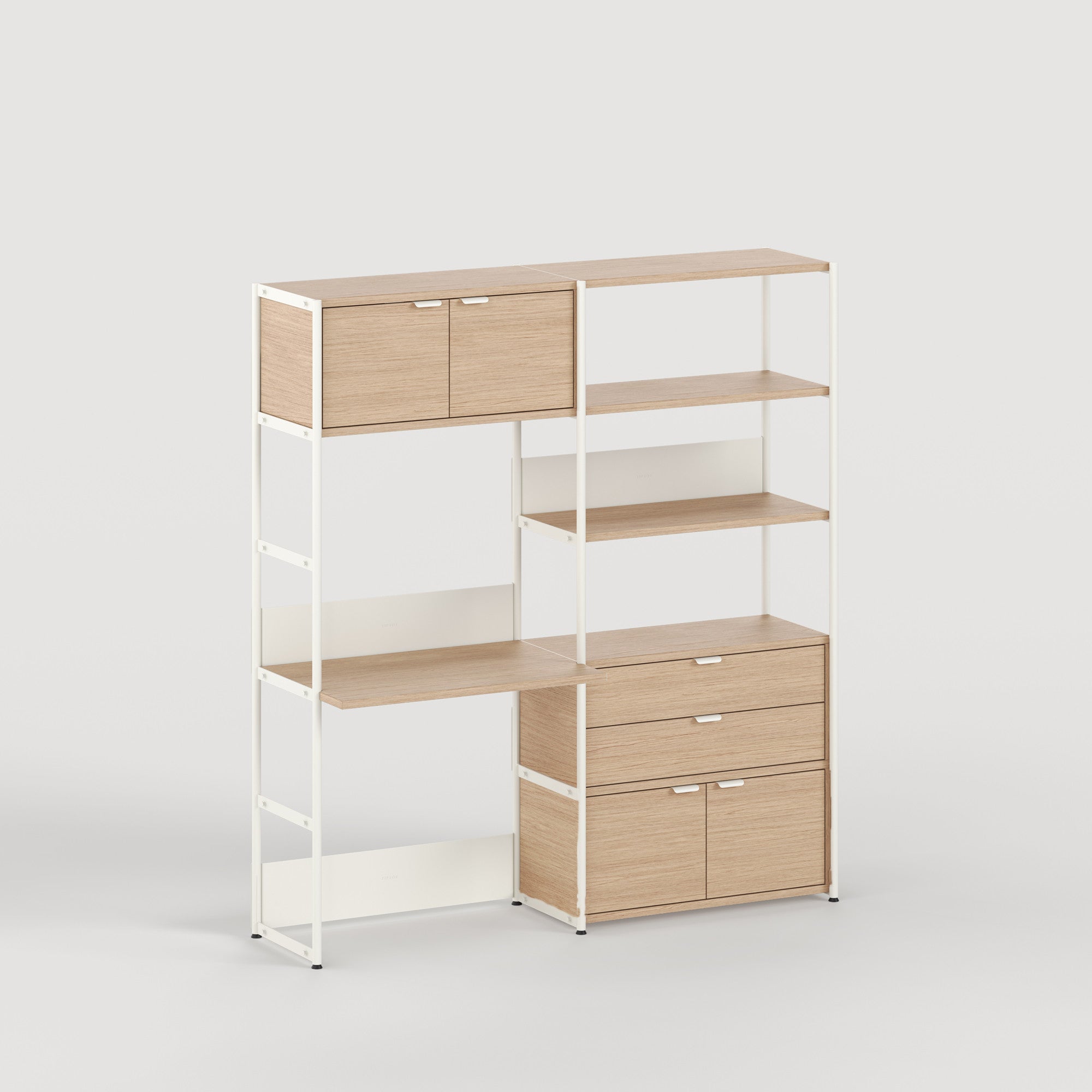 tiptoe-unit-schreibtischregal-h180-215-x-b164cm-ko-zertifiziertes-holz image 6