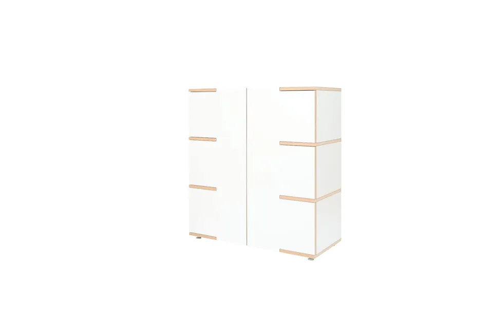 tojo-stau-side-holzschrank-100-x-45-x-110-cm-mdf-wei image 1