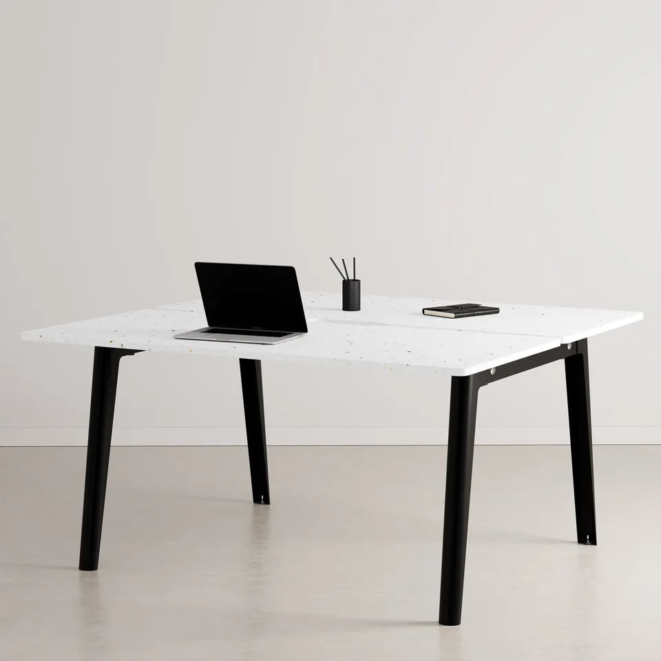 tiptoe-new-modern-open-space-schreibtisch-2-pl-tze-venezia-recycelter-kunststoff image 1