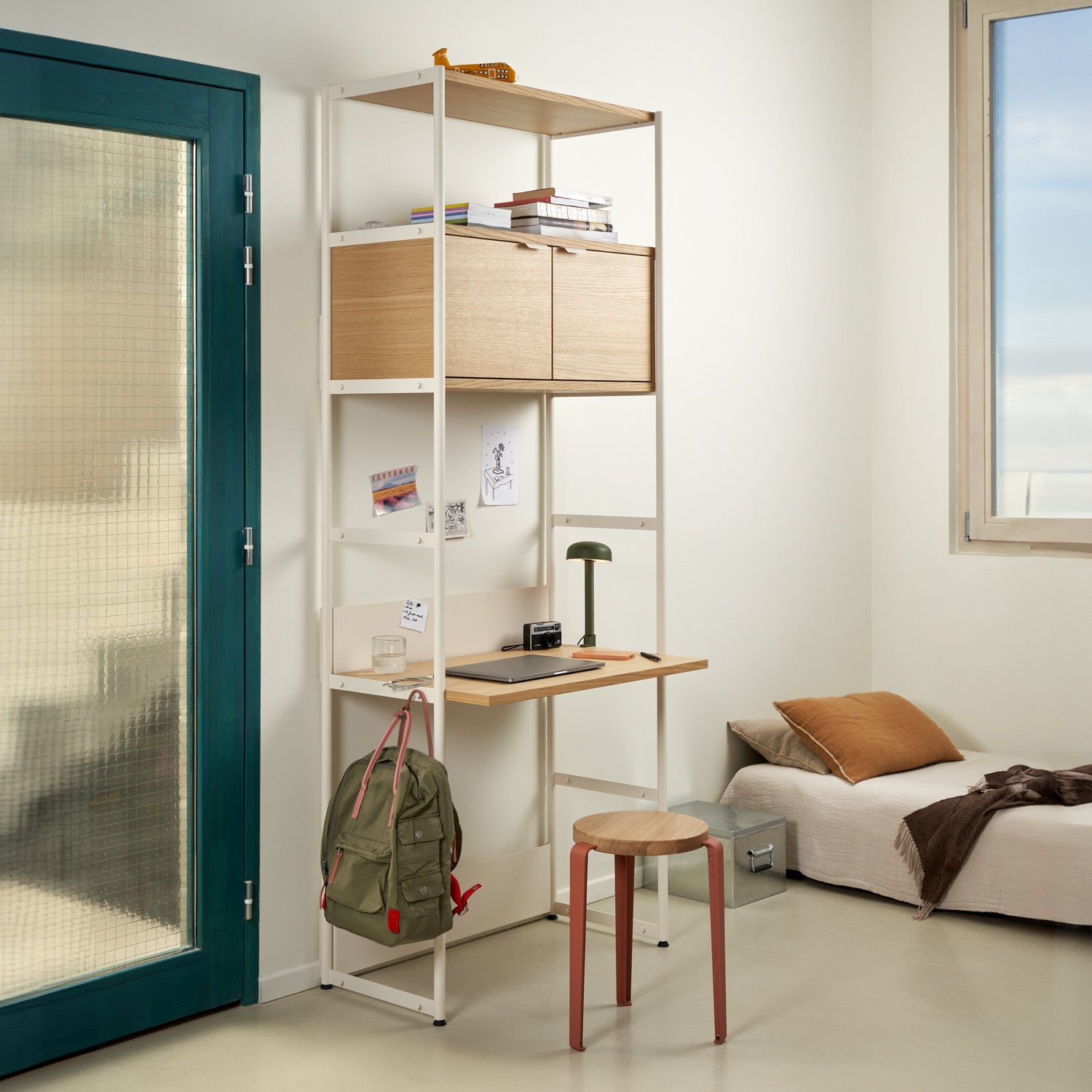 tiptoe-unit-schreibtischregal-h180-215-x-b84cm-ko-zertifiziertes-holz image 2