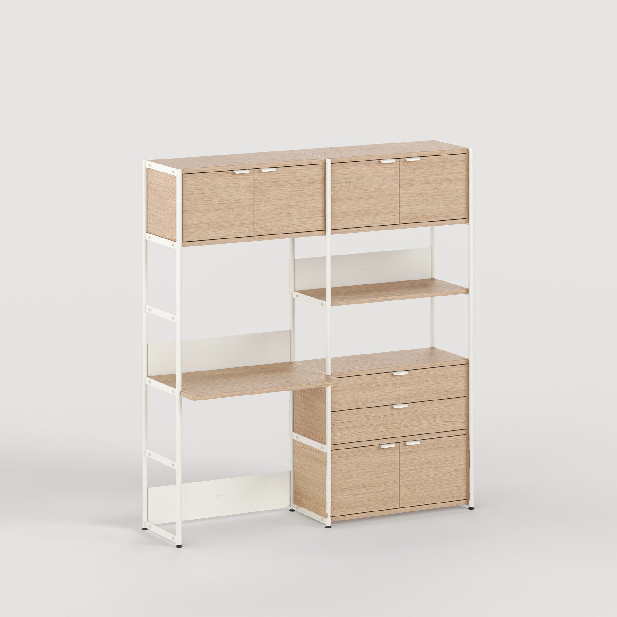 tiptoe-unit-schreibtischregal-h180-215-x-b164cm-ko-zertifiziertes-holz image 7