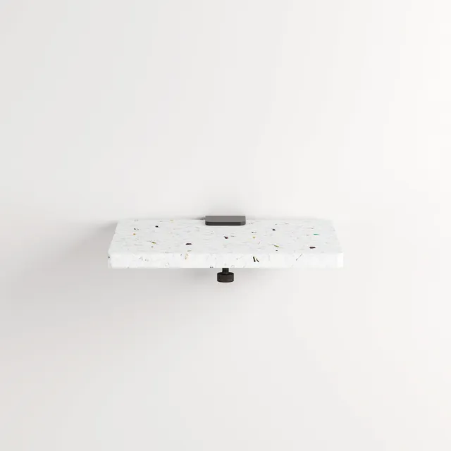 tiptoe-bracket-wand-nachttisch-venezia-recycelter-kunststoff image 1