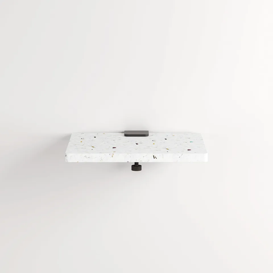 tiptoe-bracket-wand-nachttisch-venezia-recycelter-kunststoff image 1
