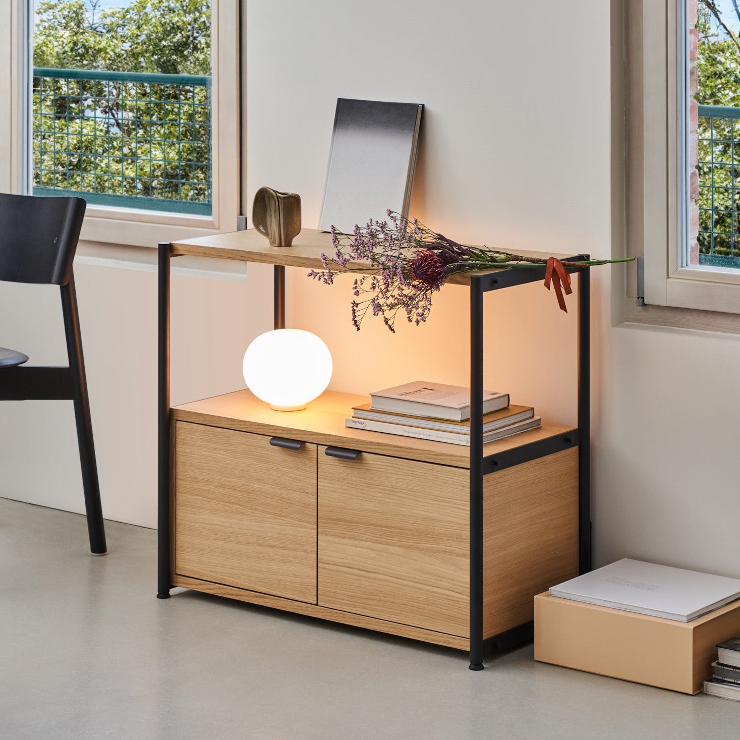 tiptoe-unit-regal-h75-85-x-b84cm-modulares-lowboard-holz-stahl image 2
