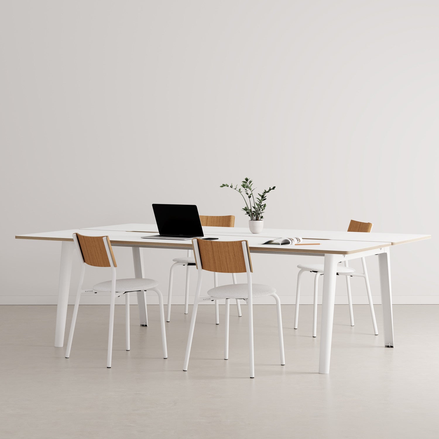 tiptoe-new-modern-open-space-schreibtisch-4-pl-tze-multiplex-wei image 3