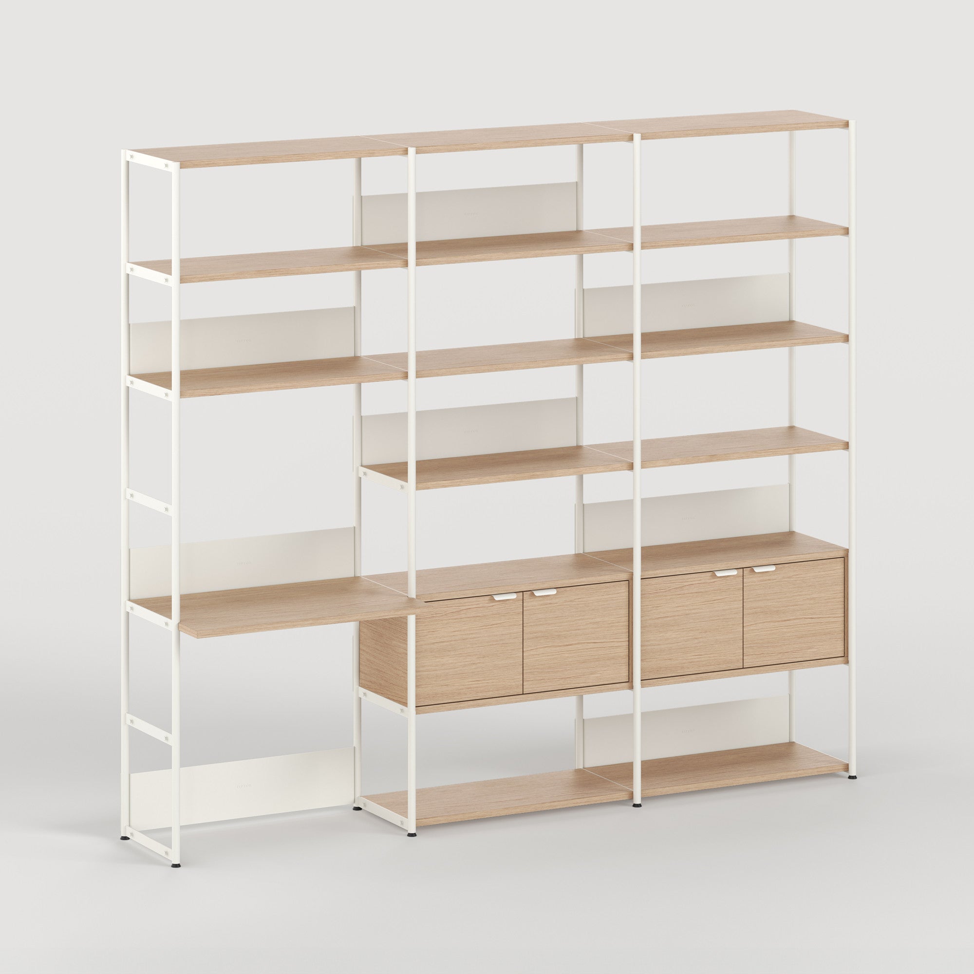 tiptoe-unit-schreibtischregal-h180-215-x-b244cm-ko-holz image 7
