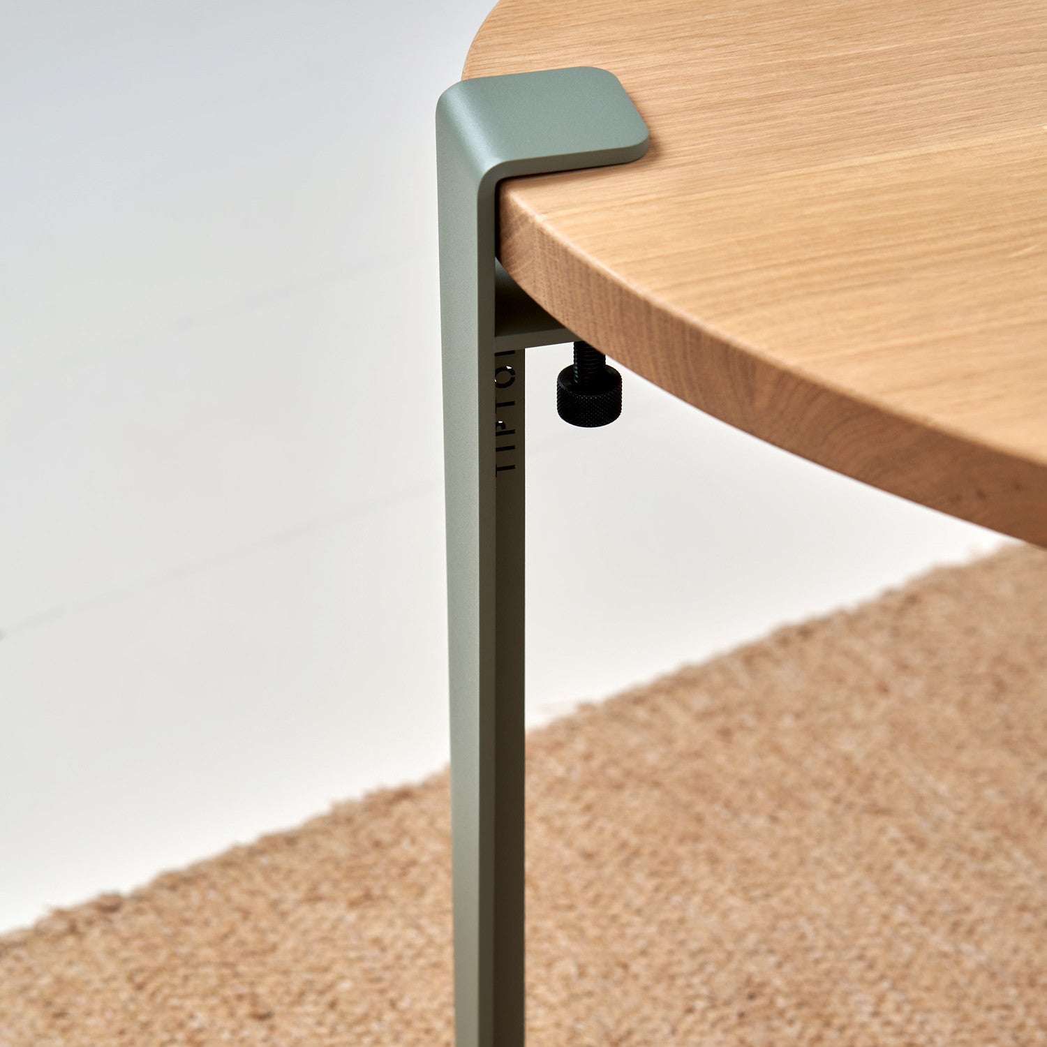 tiptoe-tischbein-43cm-f-r-couchtisch-stahl-mit-klemmmechanismus image 2