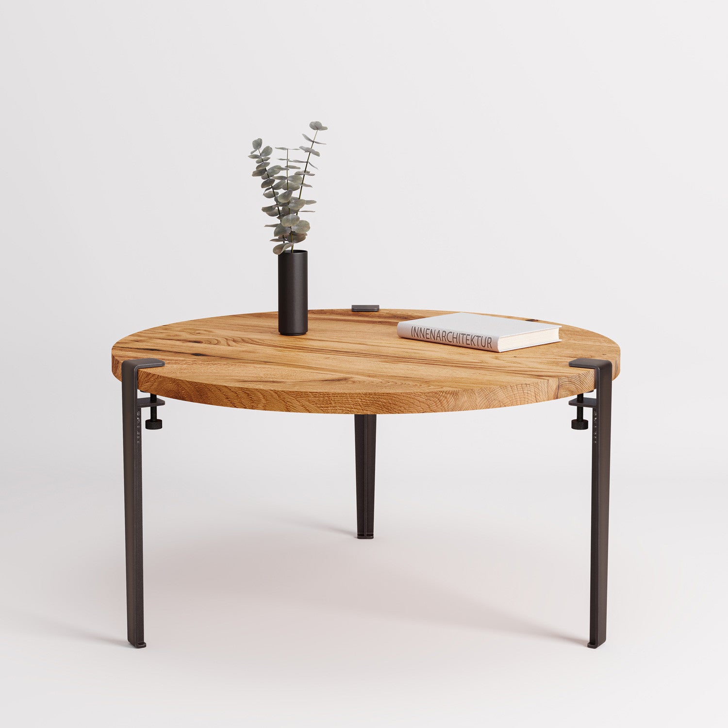tiptoe-runder-couchtisch-80-cm-recyceltes-altholz-mit-3-stahlbeinen-43-cm image 4
