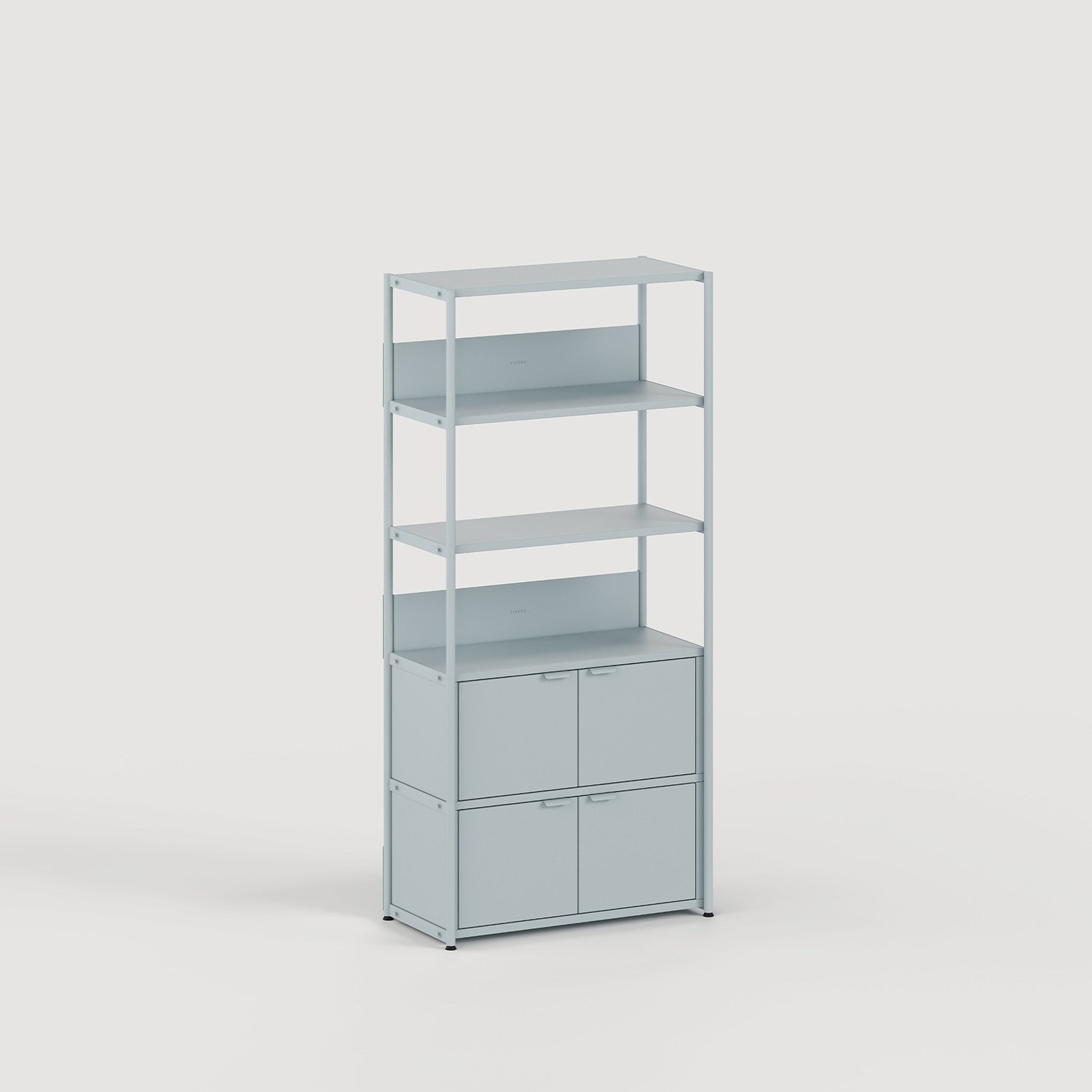 tiptoe-unit-regal-h180-215-x-b84cm-pulverbeschichteter-stahl image 8