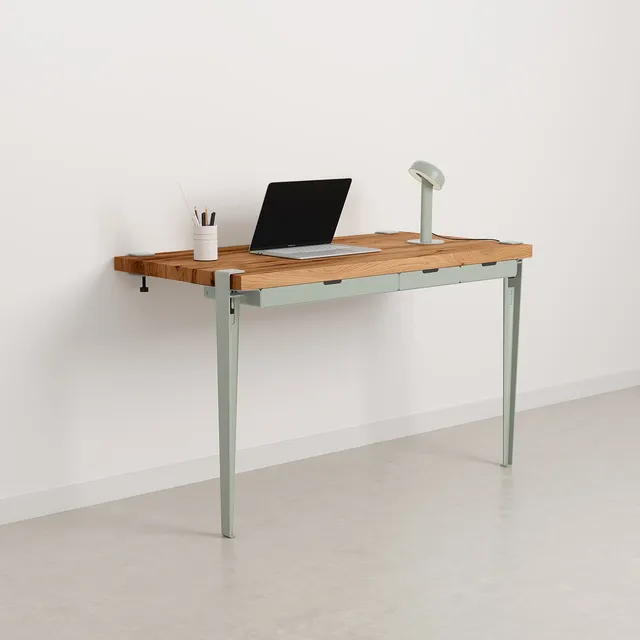 tiptoe-wandschreibtisch-120x60-cm-recyceltes-altholz-mit-2-beinen-75-cm image 1