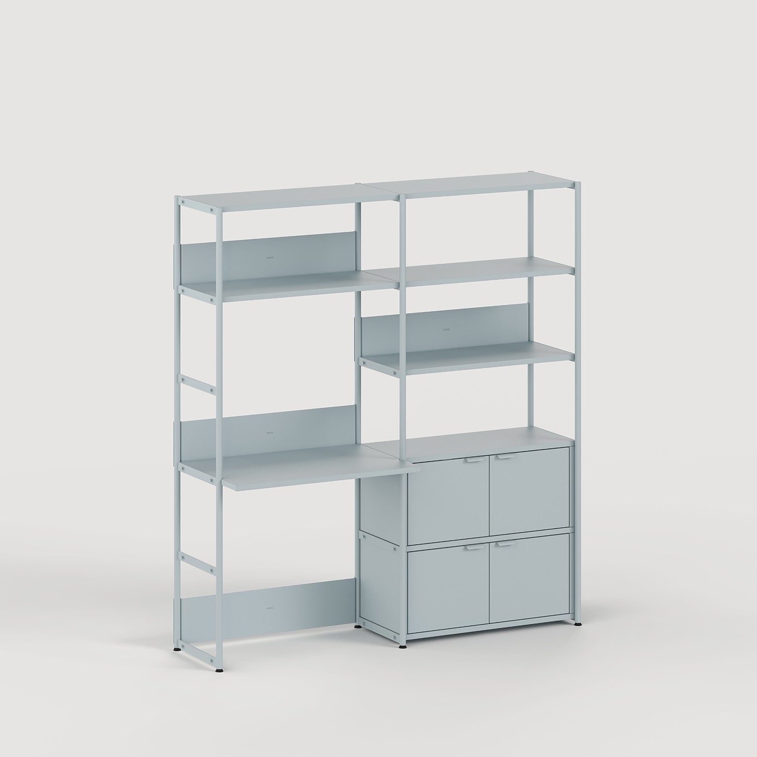 tiptoe-schreibtischregal-unit-h180-bis-215-x-b164cm-pulverbeschichteter-stahl image 8