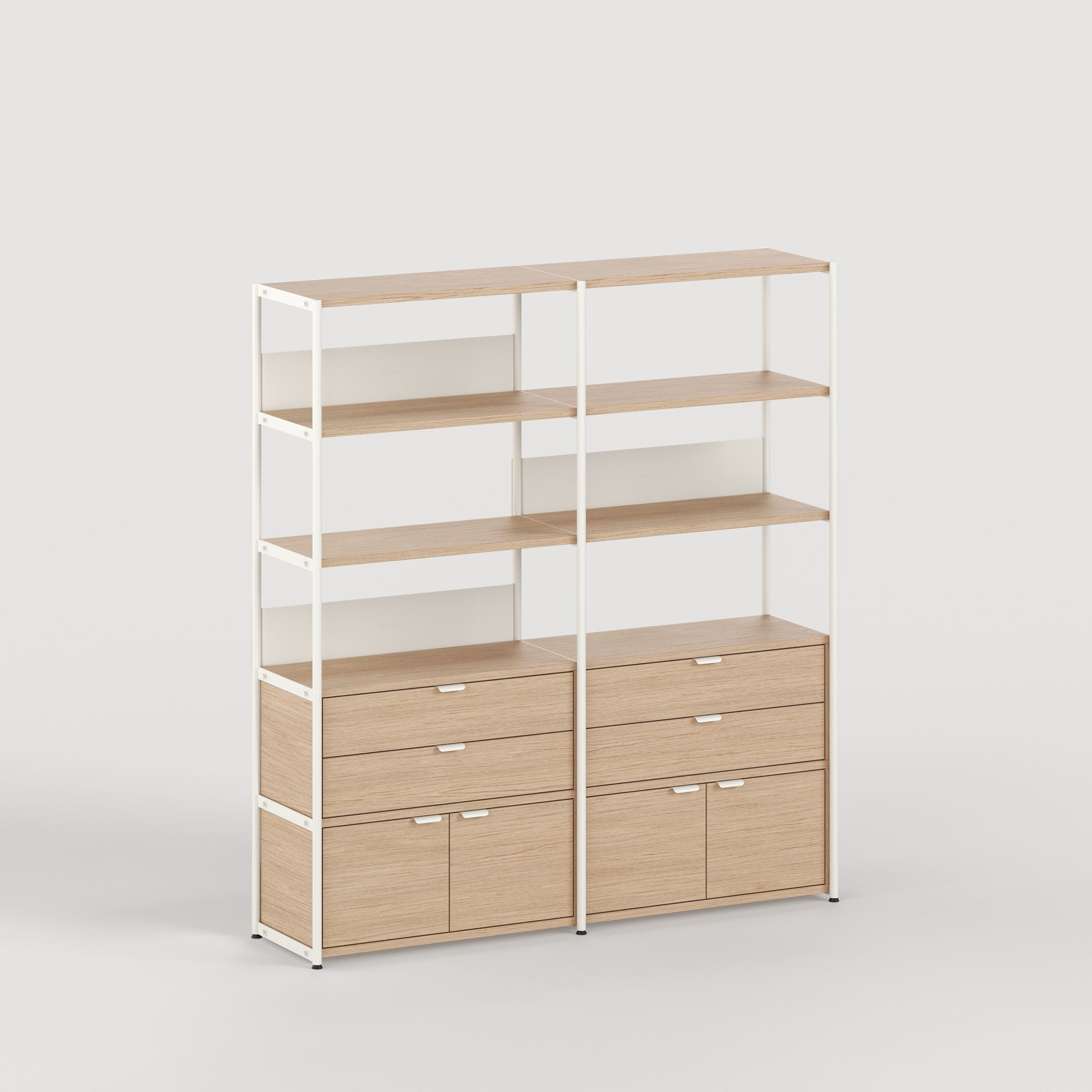 tiptoe-unit-regal-h180-215-x-b164cm-ko-zertifiziertes-holz image 1