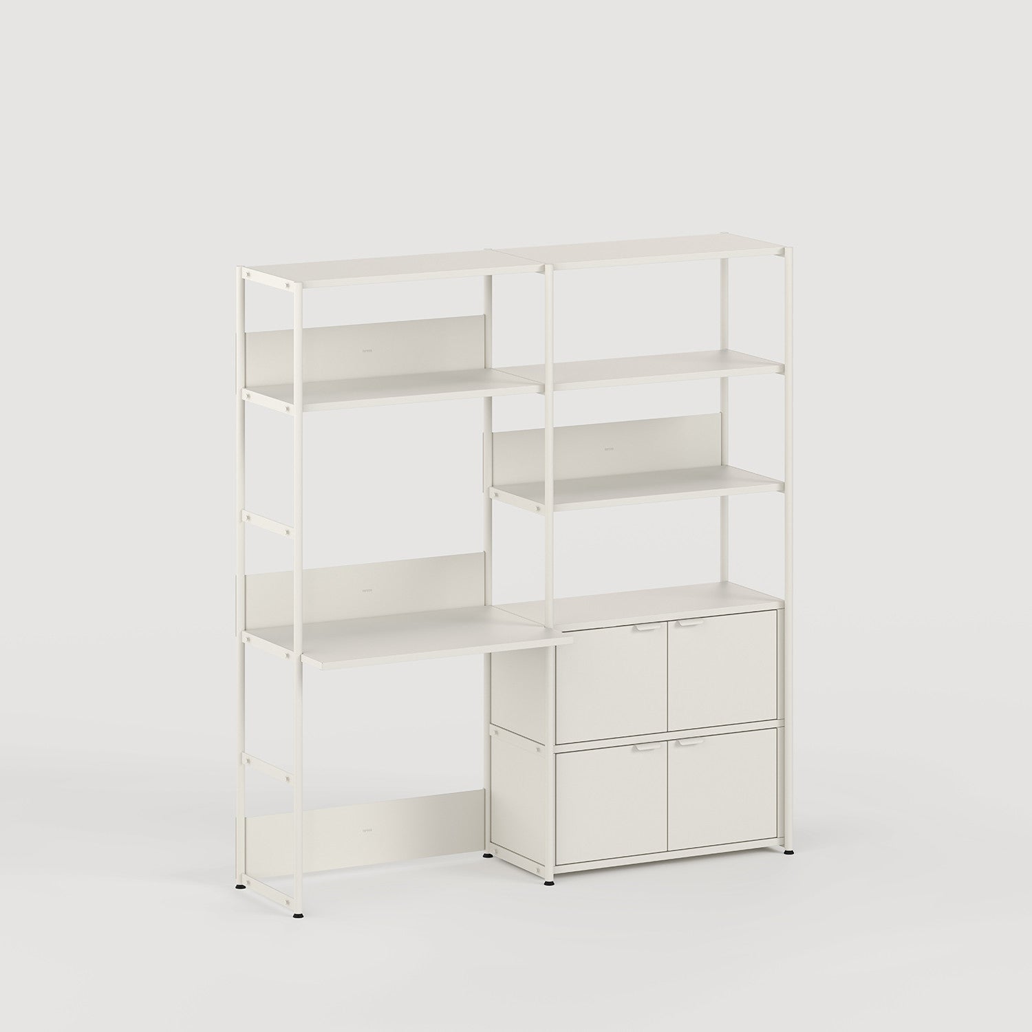 tiptoe-schreibtischregal-unit-h180-bis-215-x-b164cm-pulverbeschichteter-stahl image 5