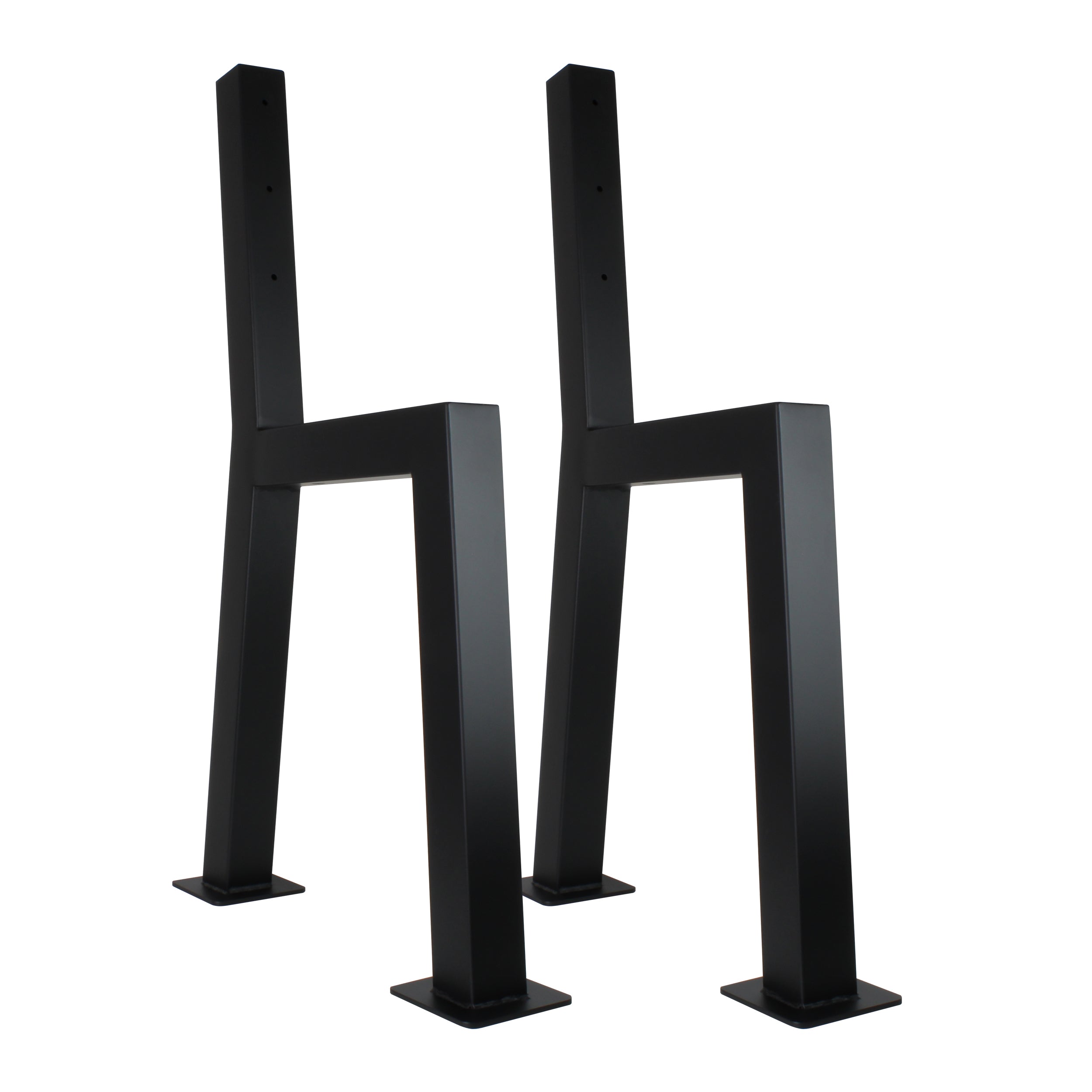 natural-goods-berlin-bankgestell-h-form-2er-set-diy-sitzbank-schwarz image 1