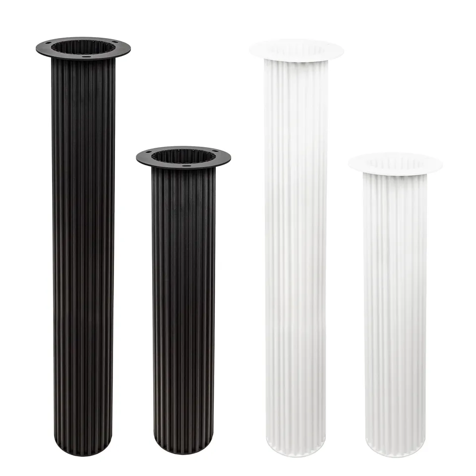natural-goods-berlin-tischs-ule-single-wavy-geriffeltes-tischbein-metall image 1