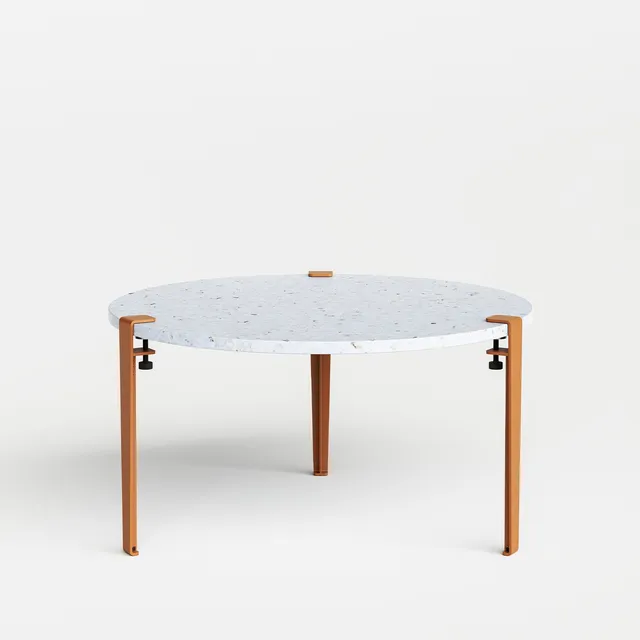 tiptoe-couchtisch-rund-80-cm-recycelter-kunststoff-venezia image 1