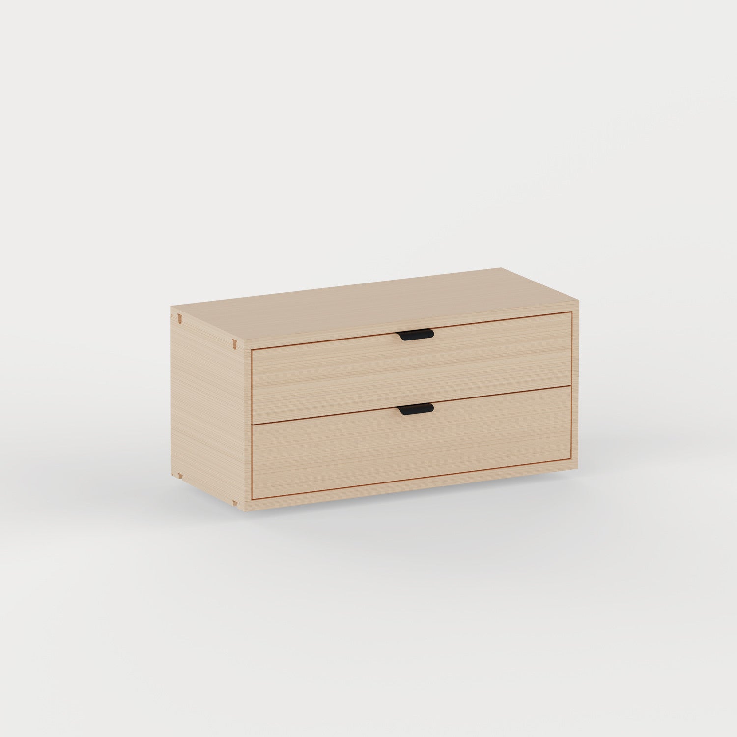 tiptoe-unit-t-ren-schubladen-und-kleiderstange-aus-holz image 2