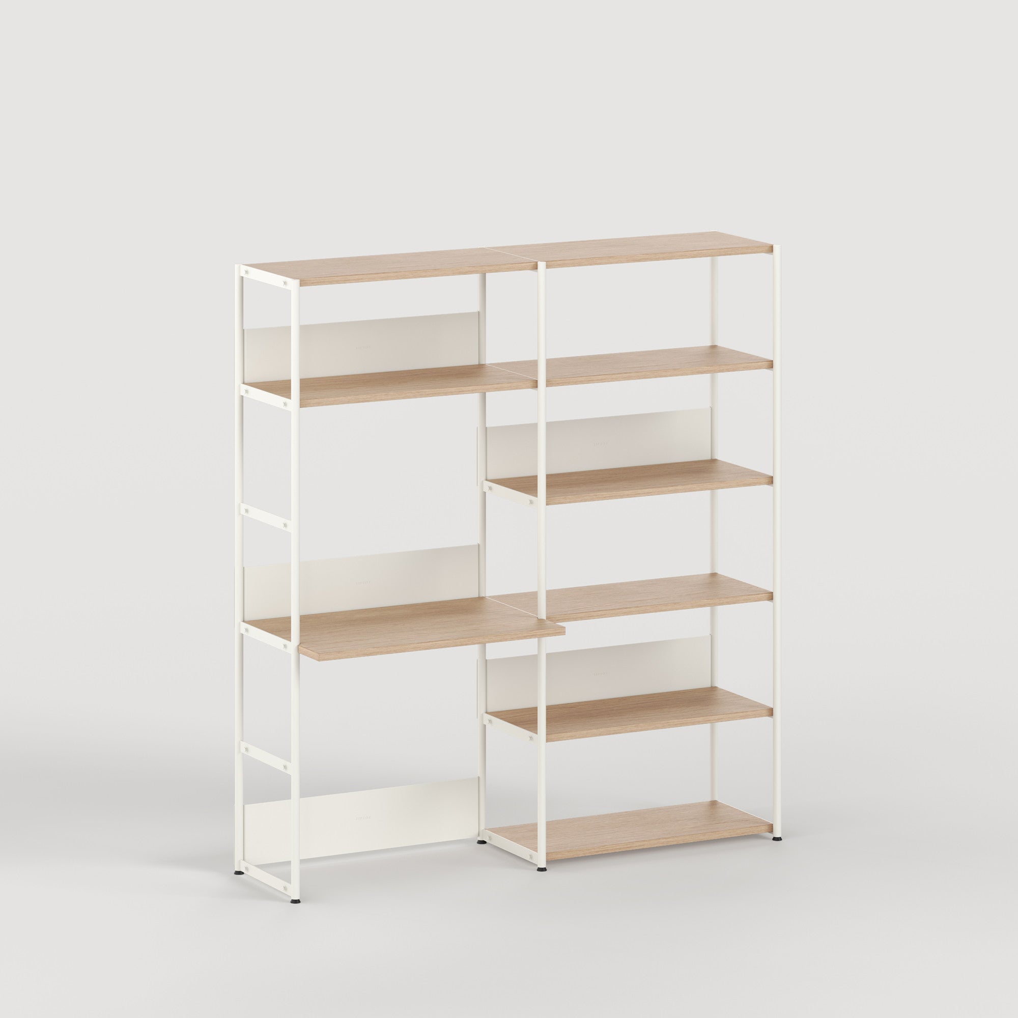 tiptoe-unit-schreibtischregal-h180-215-x-b164cm-ko-zertifiziertes-holz image 3