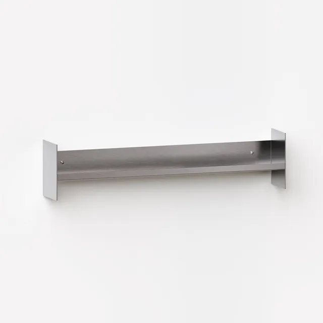 tiptoe-wandregal-pli-slim-core-edition-geb-rsteter-edelstahl image 1