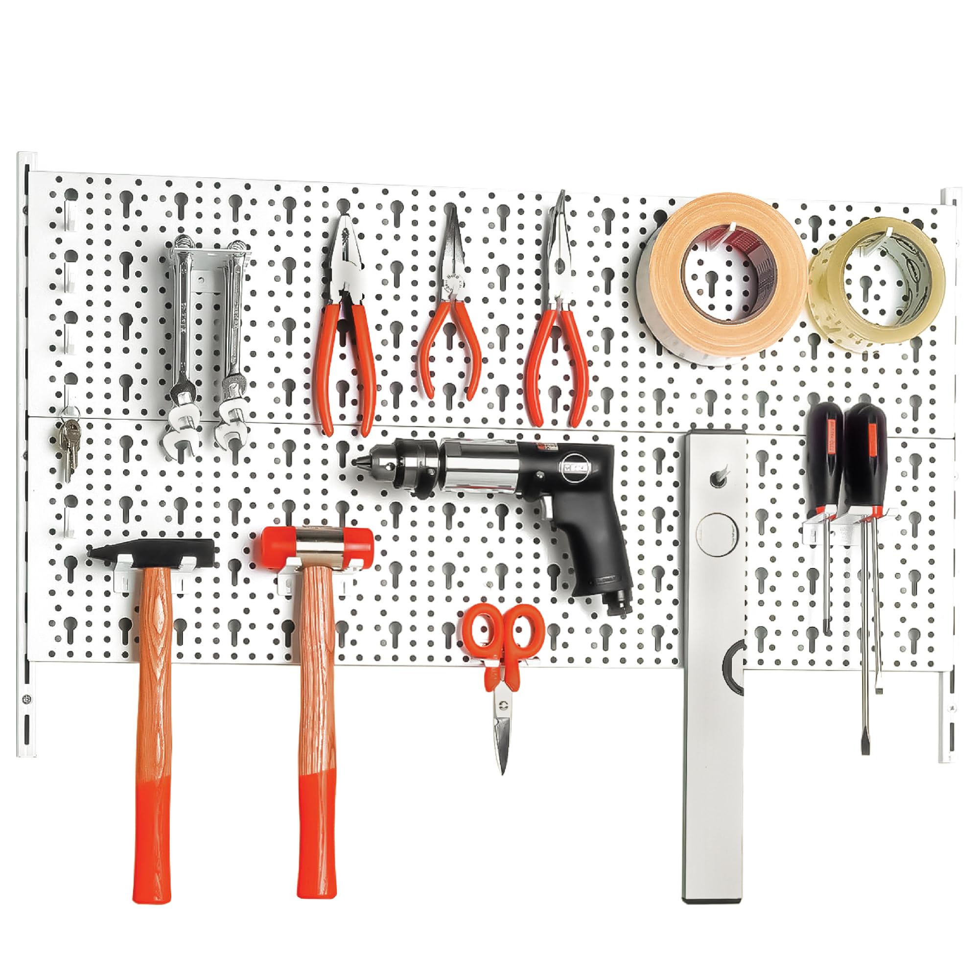 element-system-heimwerker-organizer-1-werkzeugwand-28-tlg-wei image 1