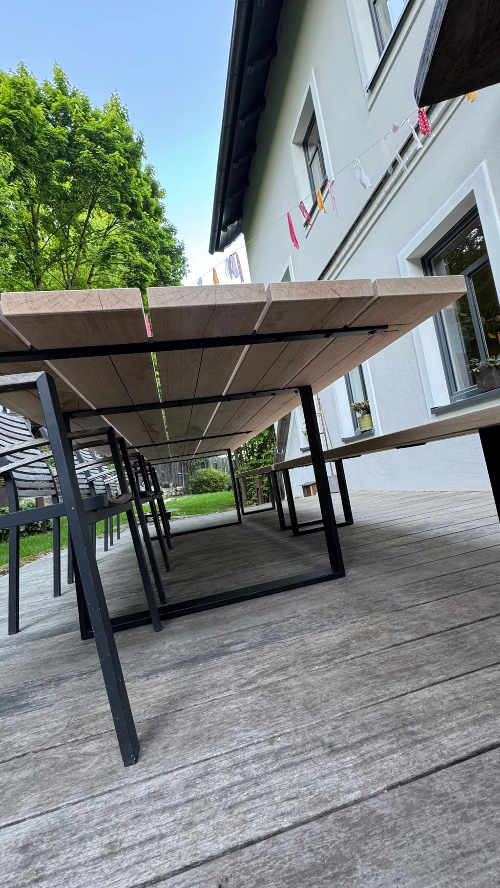Massivholztisch gerettet