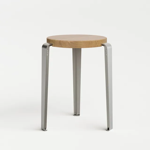tiptoe-hocker-lou-core-edition-eiche-geb-rsteter-edelstahl image 1