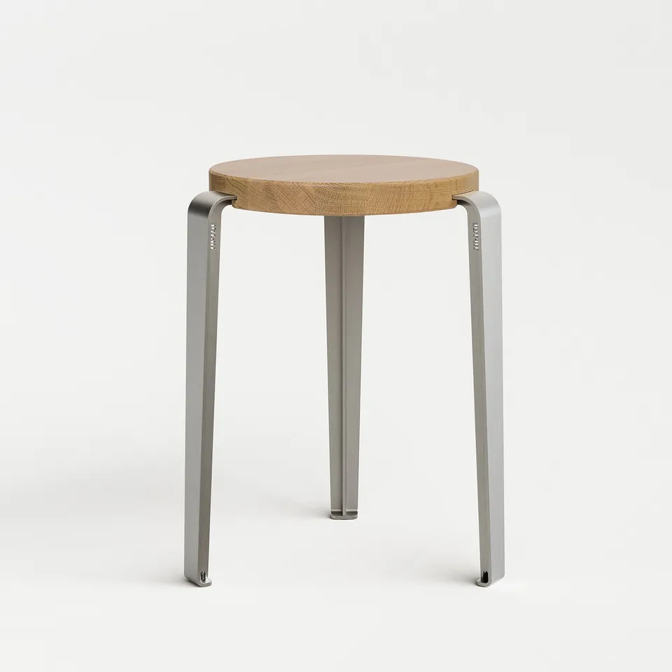 tiptoe-hocker-lou-core-edition-eiche-geb-rsteter-edelstahl image 1