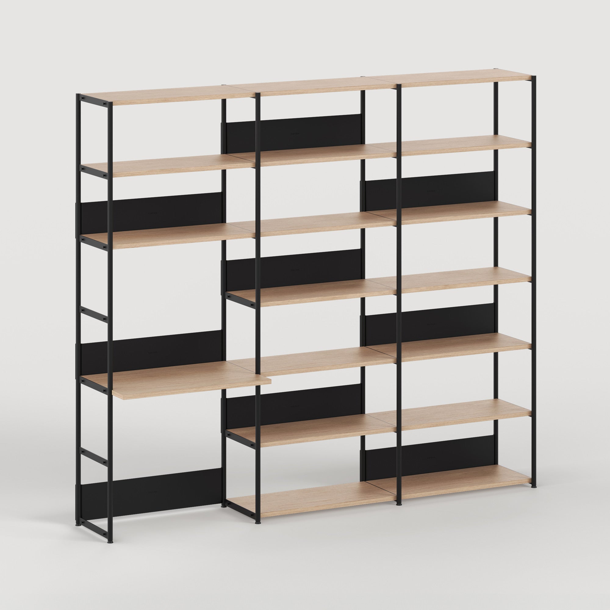 tiptoe-unit-schreibtischregal-h180-215-x-b244cm-ko-holz image 8