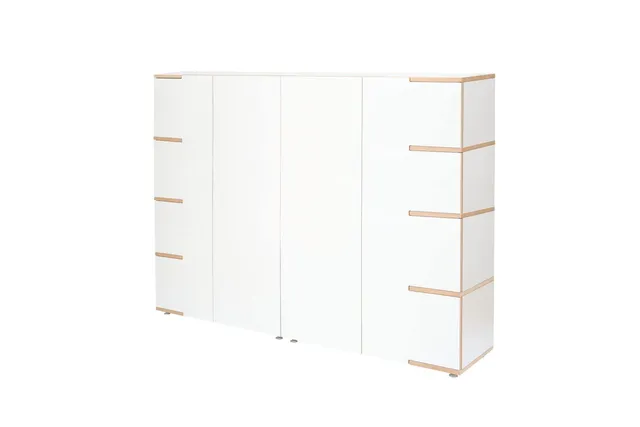 tojo-stau-high-holzschrank-200-x-45-x-145-cm-mdf-wei image 1
