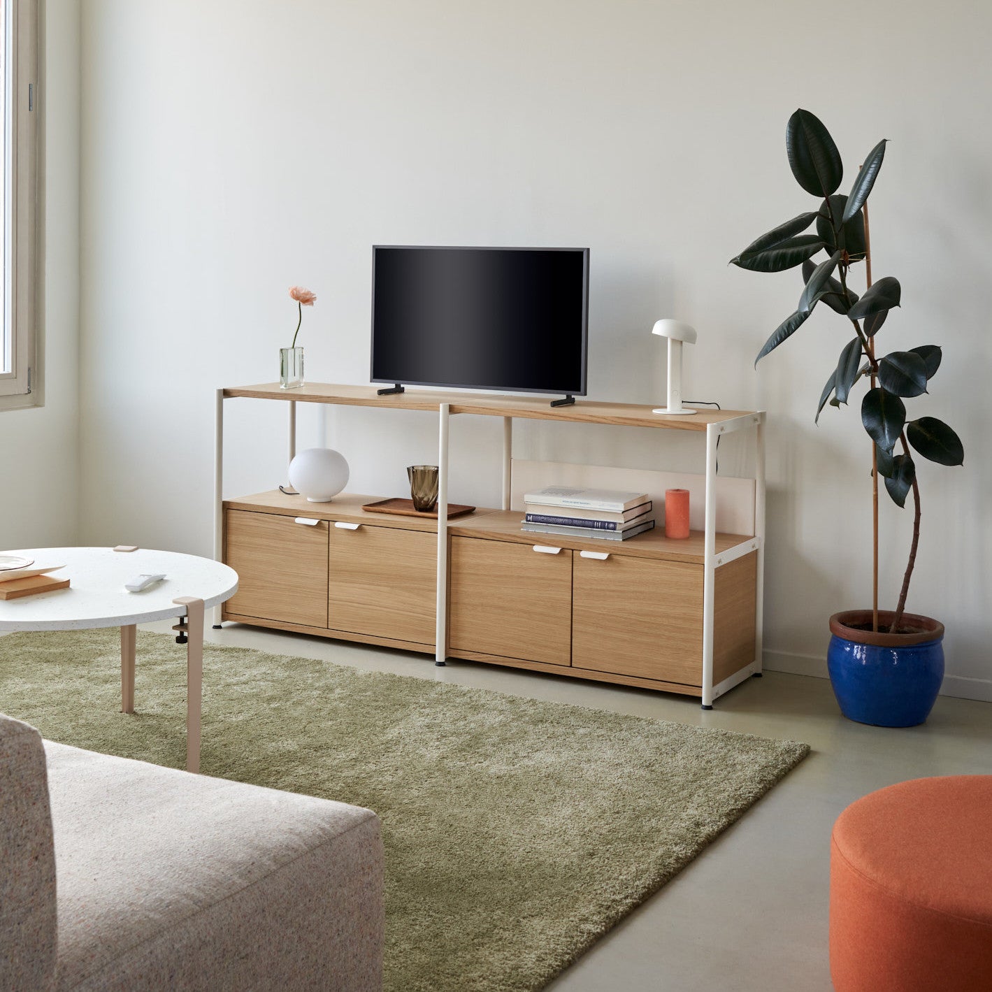 tiptoe-unit-regal-holz-h75-85-x-b164cm-ko-zertifiziert image 2