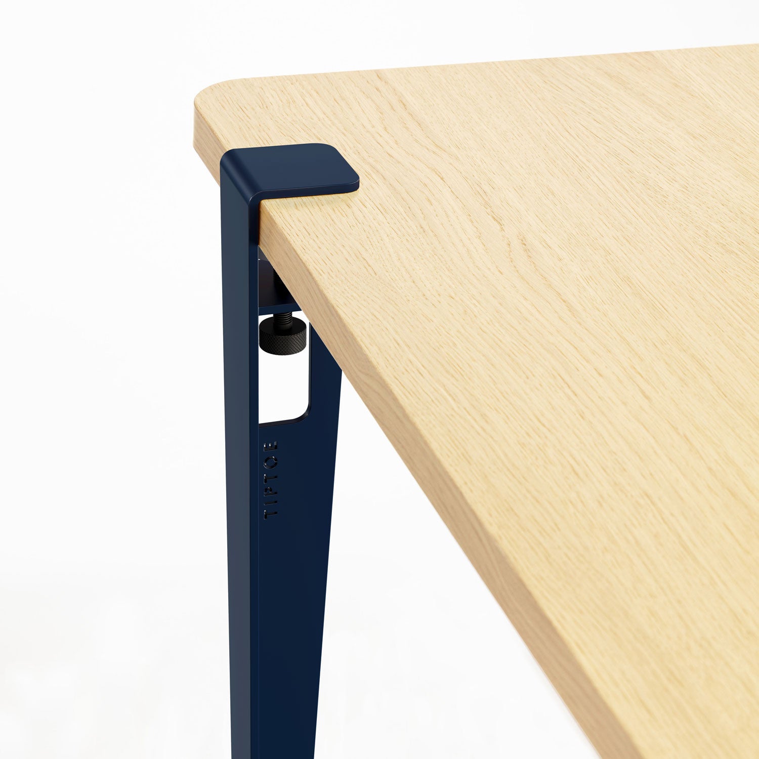 tiptoe-konsole-120x30cm-massive-eiche-75cm-stahlbeine image 8