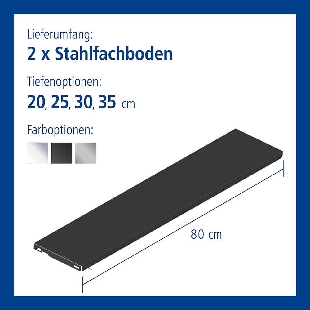 diy-element-stahlfachboden-regalboden-800-x-200-mm-schwarz-matt-2-st-ck image 2