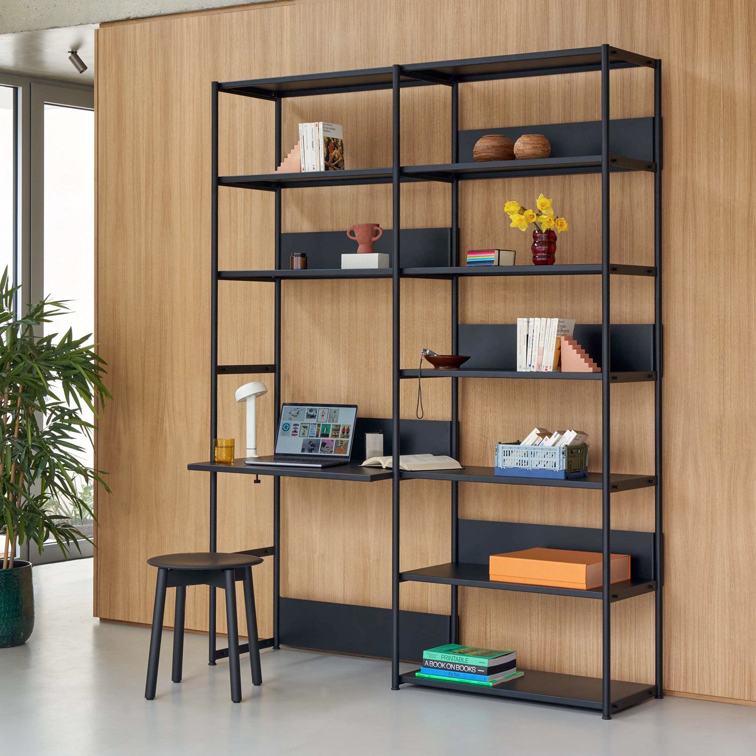 tiptoe-schreibtischregal-unit-h180-bis-215-x-b164cm-pulverbeschichteter-stahl image 3
