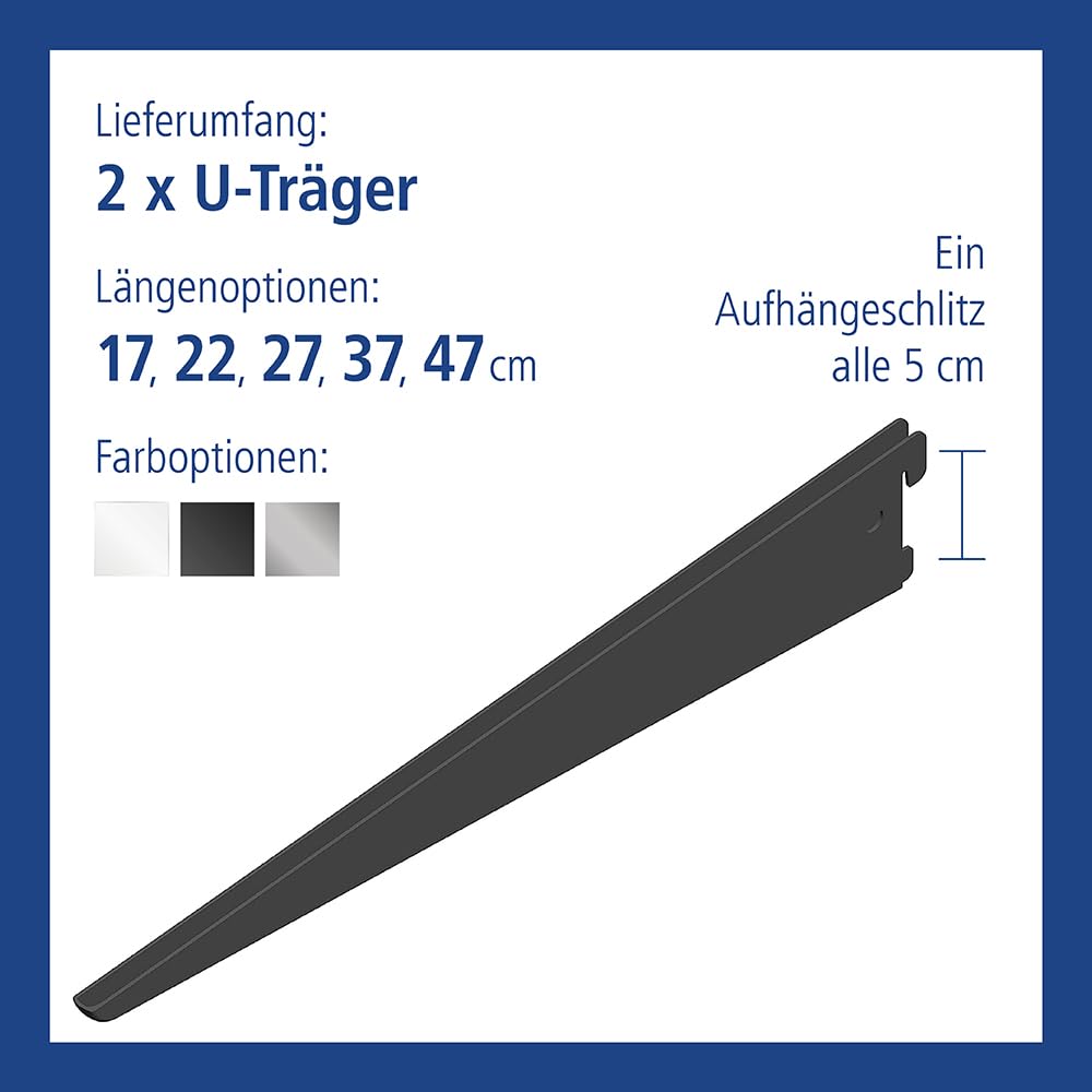 diy-element-system-u-tr-ger-370-mm-schwarz-matt-sicherheitstr-ger-2-st-ck-f-r-wa image 3