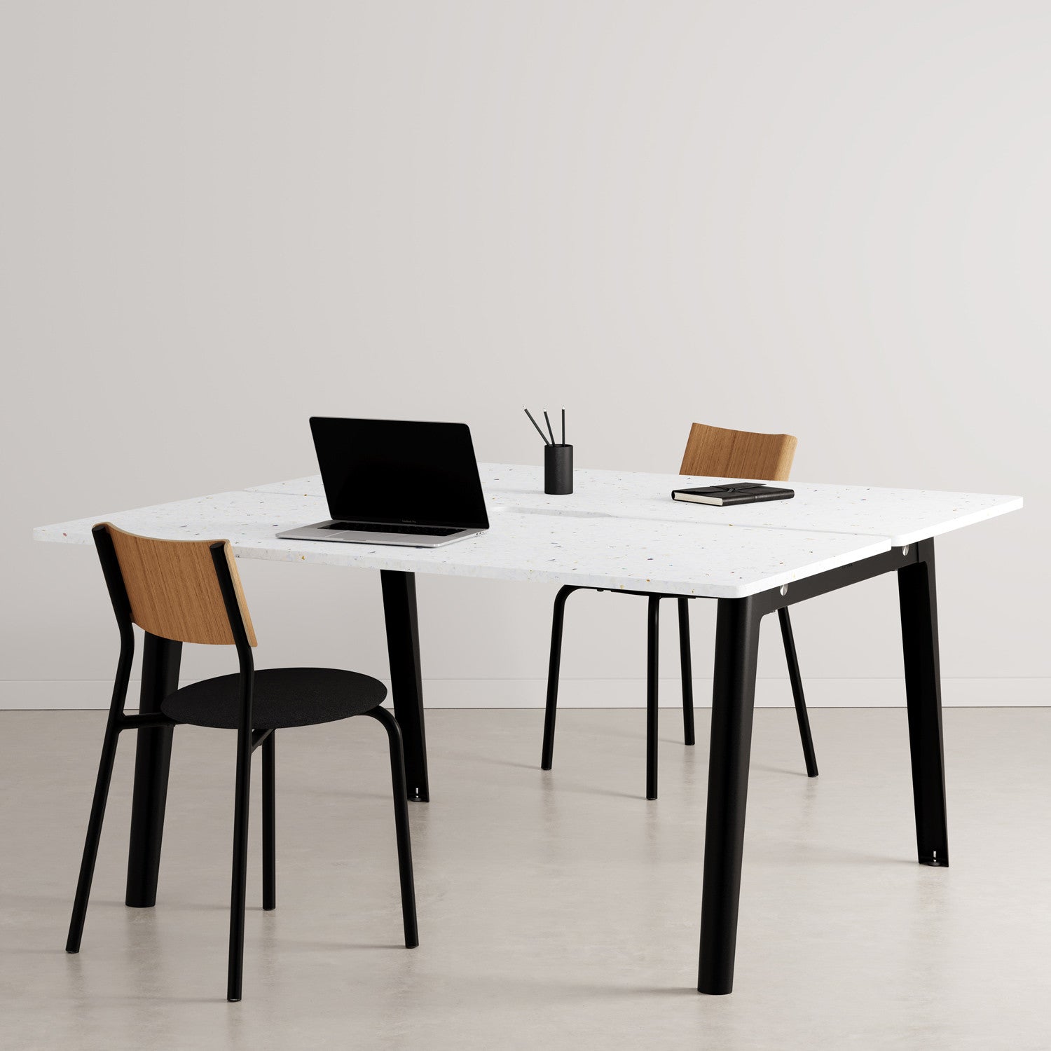 tiptoe-new-modern-open-space-schreibtisch-2-pl-tze-venezia-recycelter-kunststoff image 2