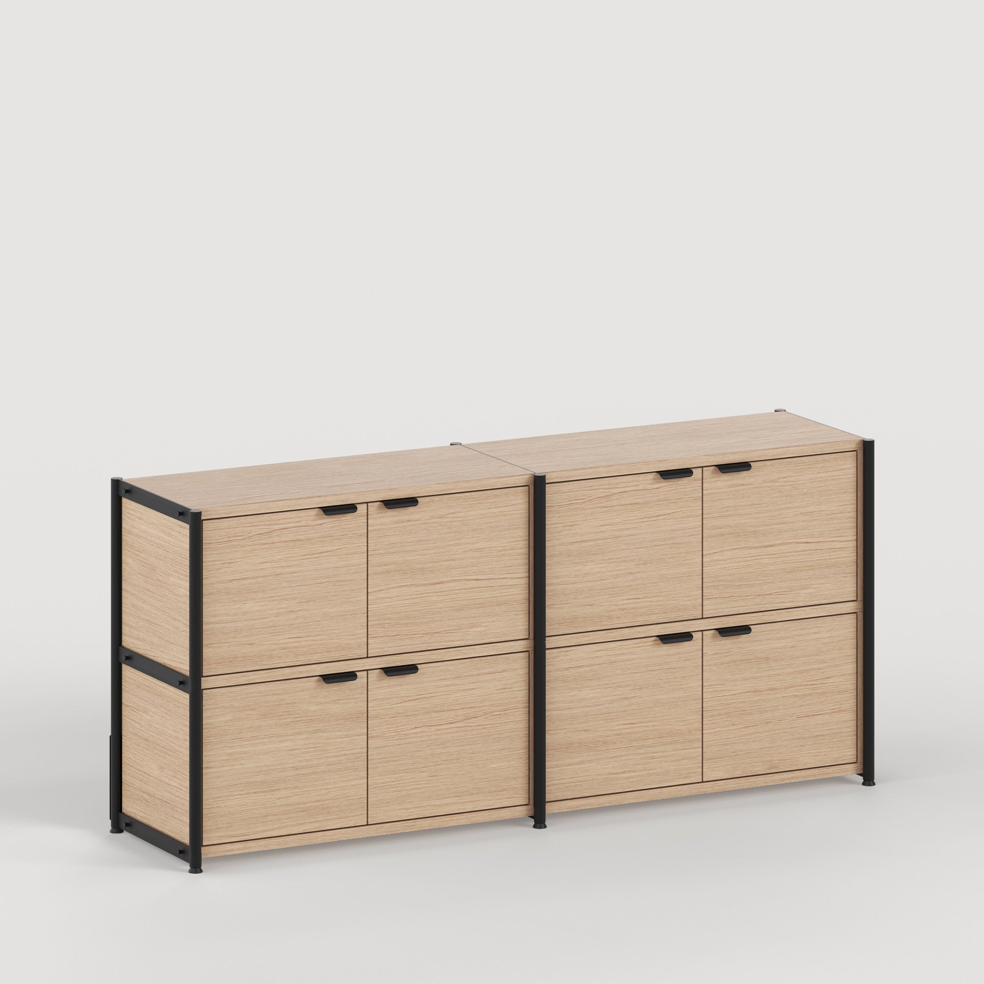 tiptoe-unit-regal-holz-h75-85-x-b164cm-ko-zertifiziert image 8