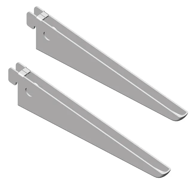 element-system-u-tr-ger-170-mm-stahl-wei-2-stk-f-r-2-reihige-wandschiene image 1