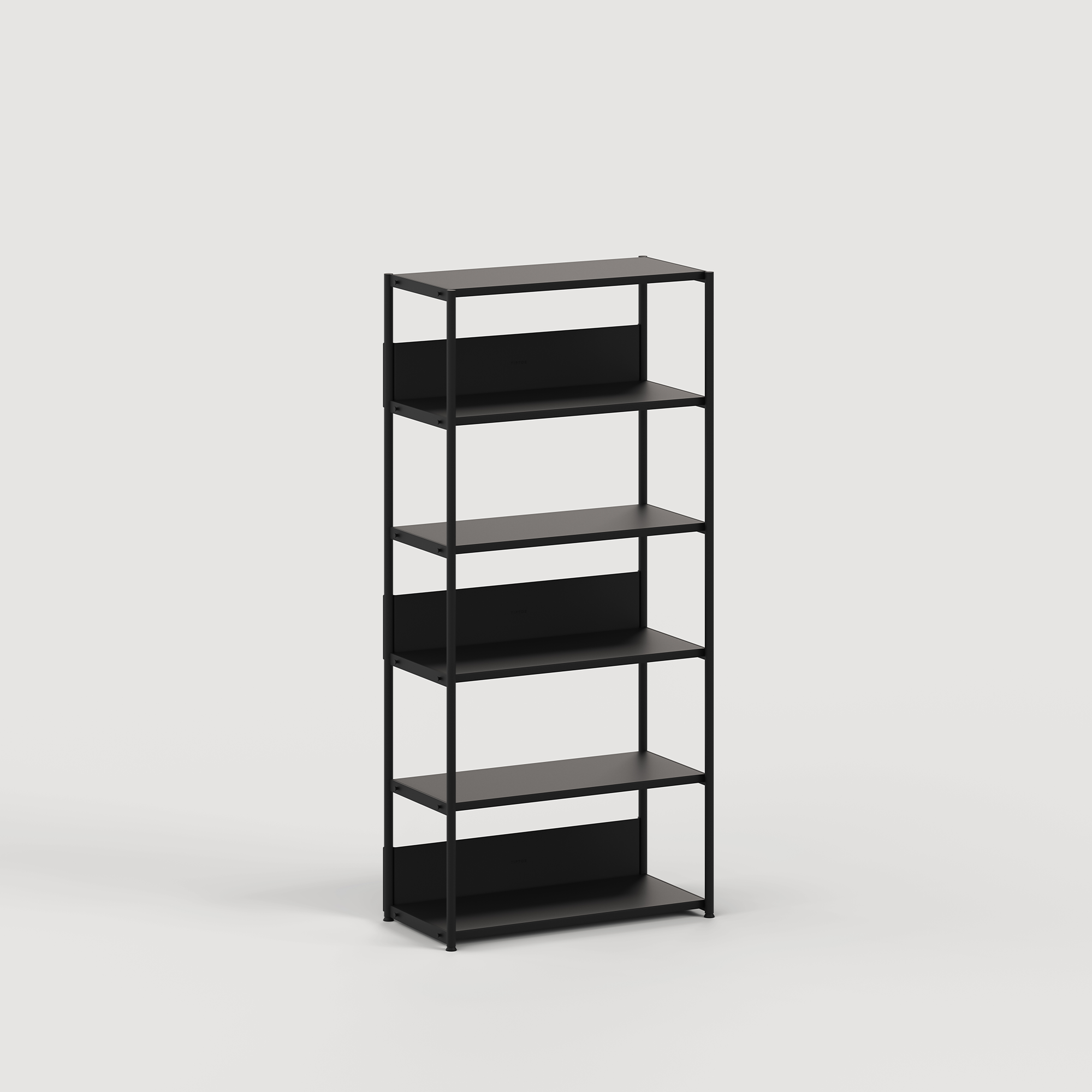 tiptoe-unit-regal-h180-215-x-b84cm-pulverbeschichteter-stahl image 1