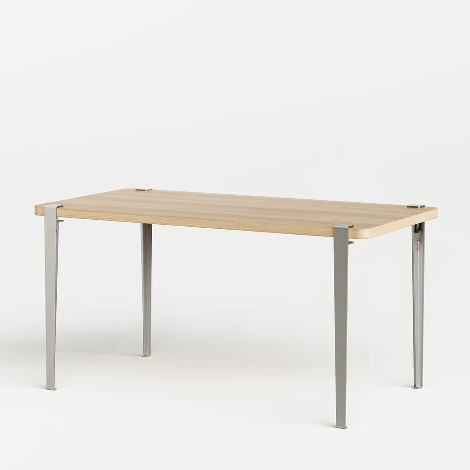tiptoe-esstisch-ko-zertifiziertes-holz-core-edition-edelstahl image 1