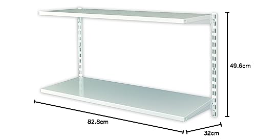 element-system-regal-set-office-3-stahlregal-828-x-496-x-320-mm-wei image 6