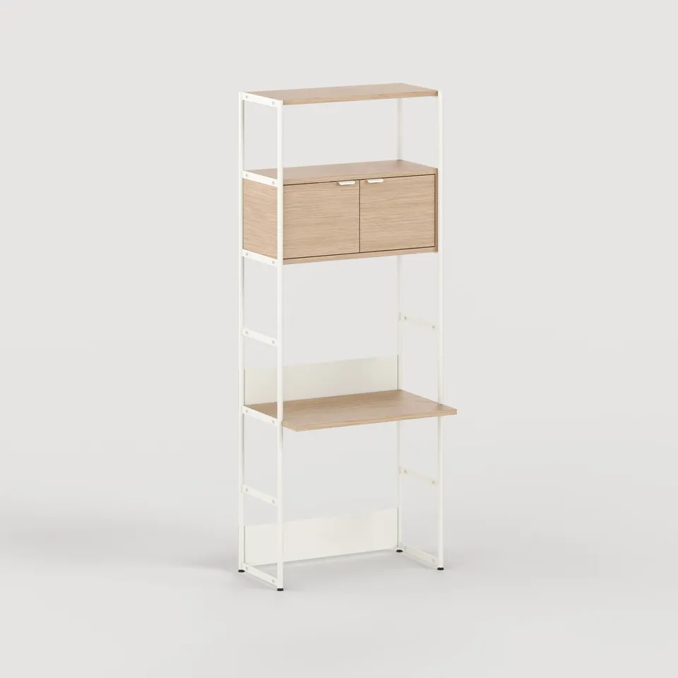 tiptoe-unit-schreibtischregal-h180-215-x-b84cm-ko-zertifiziertes-holz image 1