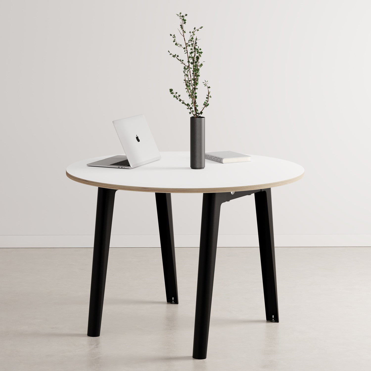 tiptoe-new-modern-runder-konferenztisch-110cm-wei image 1